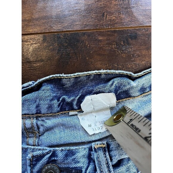 Vintage Abercrombie Fitch Men's 1892 Premium Chugger Boot Denim Jeans Sz 31x32 - Picture 3 of 7